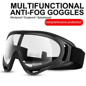 UV Protective Goggle Anti-Fog Waterproof Clear Lens Safety Glasses Goggle Useful