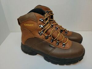 Carhartt Steel Toe Leather 6 in. Boots, Waterproof, Brown, 3904, NIB