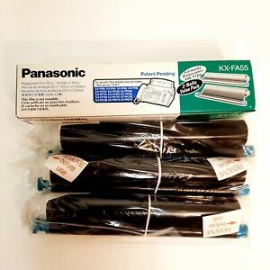 3 Rolls Panasonic KX-FA55 Replacement Film