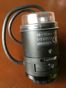 Tamron CCTV lens 13VG2812AS-SQ Aspherical 1/3 2.8-12mm F/1.4 CS NEW security cam