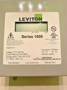 Leviton 1N277- 011 Meter Series 1000, 100 amps