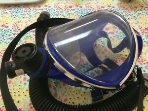 survivair scba mask and hose  fire fighter
