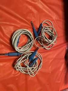 Lot Of 3 Used Snowden Pencer Unipolar Bovie Cord with Universal Plug 88-9199