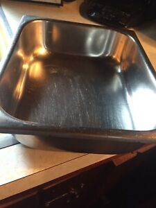 POLAR COMMERCIAL STEEL BAKING/ROASTING PAN 9 3/4&#034; X 8 1/4&#034; X 2 3/4&#034;