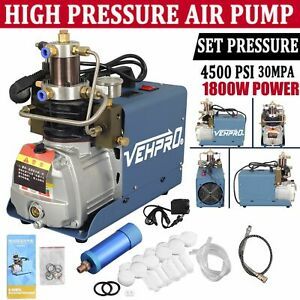 30MPA 4500PSI High Pressure System Air Compressor PCP Airgun Scuba Air Pump Set
