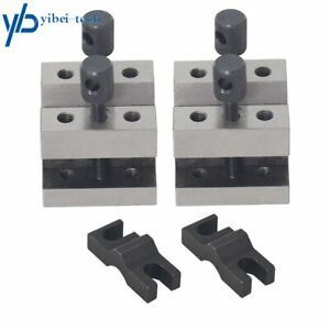 New 19/32&#034; Capacity Ultra Precision V Block &amp; Clamp Set 1-3/8&#034; x1-3/8&#034; x 1-3/16&#034;