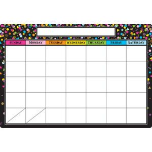 ASHLEY PRODUCTIONS BLACK CONFETTI CALENDAR 13 X 19