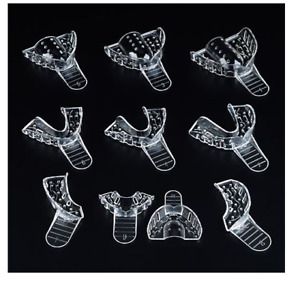 NEW Steptodont S-TRAY Disposable Clear Perforated Impression Trays 12/Pk