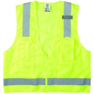 KLEIN TOOLS 60268 Safety Vest, High-Visibility Reflective Vest, XL