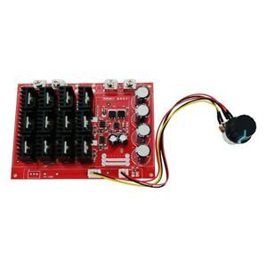 Motor Controller,PWM DC Motor Speed Controller 10-50V 60A High Power HHO RC DrJ7