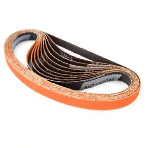 Norton 69957398023 R980P 80 Grit Sanding Belt 1/2&#034; x 18&#034; (10-Pack)