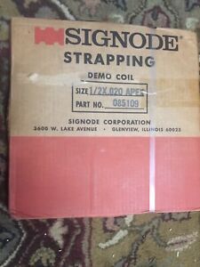 Signode 1/2 X 0.020&#034; Apex Plus Coil Steel Strapping, 20 Mil,300 Ft. 