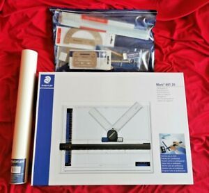 STAEDTLER MARS 661 20 A3 DRAFTING BOARD 20.5&#034;X15&#034;+ Accessories *MINT NEW free sh