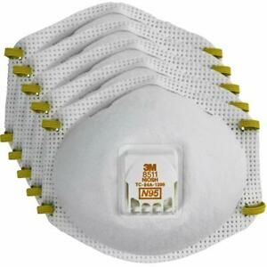 3M Particulate Respirator 8511Pro, N95, Disposable, Grinding, Sanding, Sawing,