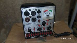 Vintage EMC model 215 TUBE &amp; TRANSISTOR TESTER Powers On