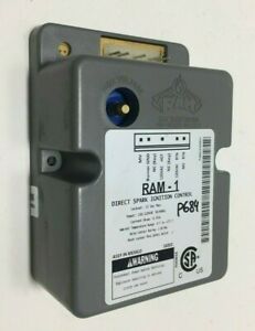 RAM-1 110/120V Direct Spark Ignition Control 15 sec max used #P684
