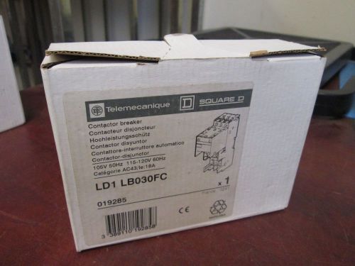 Square D/Telemecanique Contactor Breaker LD1 LB030FC 115-120V New Surplus