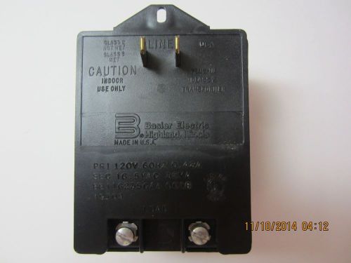 Basler electric class 2 plug in transformer be116235caa0018, 120v,sec16.5vac for sale