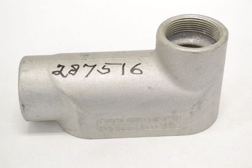 NEW CROUSE HINDS LB777 GRAY UNILET CONDULET OUTLET BODY 2-1/2IN CONDUIT B266867