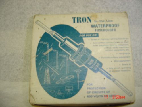TRON-IN-THE-LINE WATERPROOF FUSE HOLDER BY BUSS HEB-AA