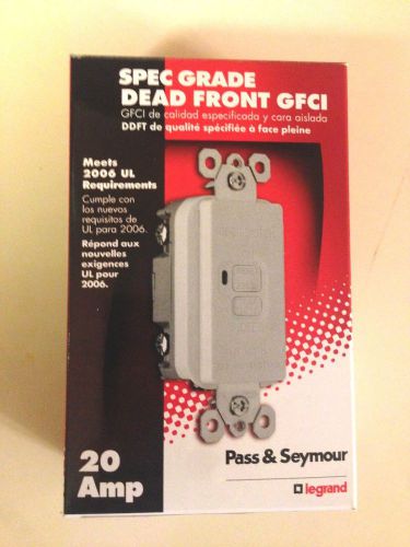 Lot of 10 - Dead Front GFCI 2085-W Pass&amp; Seymour White 20 AMP Legrand