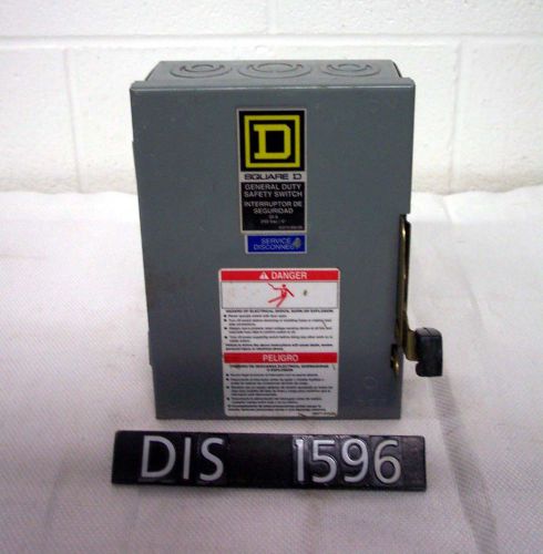 Square D 30 Amp Type 1 Fused Disconnect (DIS1596)