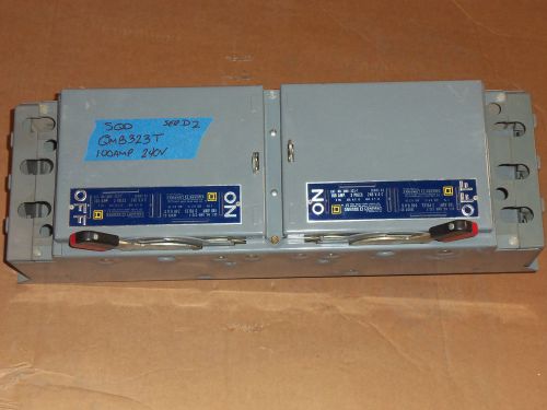 Square d qmb qmb323t 100 amp 240v fused panel panelboard switch d2 for sale