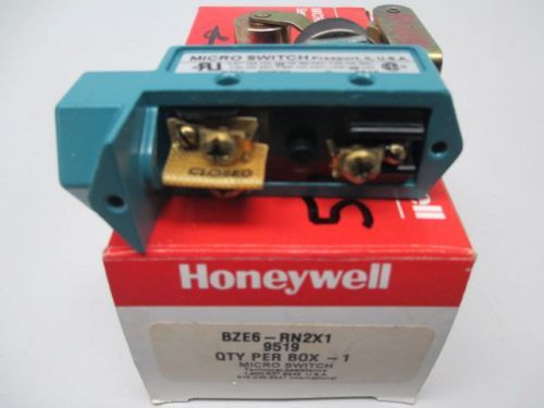 NEW HONEYWELL BZE6-RN2X1 9519 MICRO LIMIT SWITCH 250V-AC 15A AMP D252699