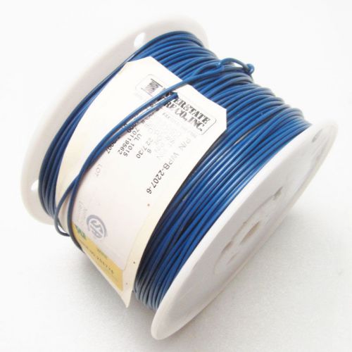860&#039; Interstate Wire WPB-2207-6 22 AWG Blue Lead Wire Hook Up Stranded