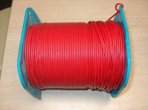 Belden pvc hook up wire 8520 14 awg 1000ft roll red **new** for sale