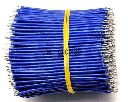 100pcs Blue Tinning PE Wire PE Cable 50MM 5cm Jumper Wire Copper good