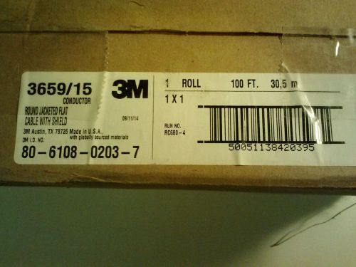 New 3M 3659 28 AWG STR Power Limited Circuit Cable AWM Style 20267 100&#039;