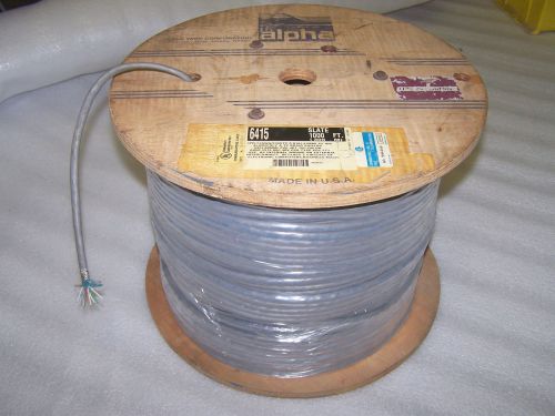 Alpha Wire 6415 shielded, 4-Pair 24AWG TC (7/32)