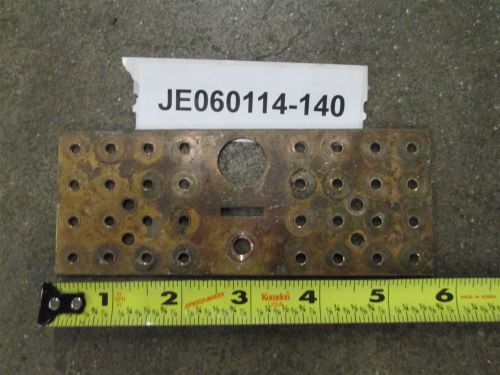Copper Ground Bar 5 3/4&#034;X2 1/4&#034;x.08&#034; Panel Mount Westinghouse