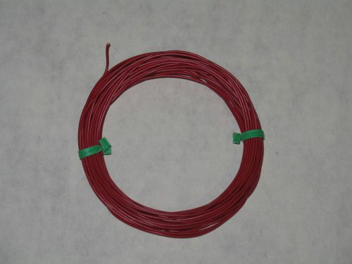 24 awg stranded hook-up wire 10m (32.8ft) red, flexible, us seller. for sale