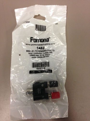 Pomona BNC to Binding Posts Adapter - Model #1452