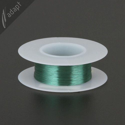 Magnet wire, enamelled copper, green, 36 awg (gauge), 155c, ~1/16 lb, 775&#039;, spn for sale