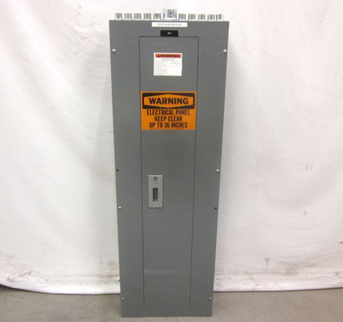 Square d nqod 3-ph 225-amp main circuit breaker panelboard enclosure 42-slot for sale