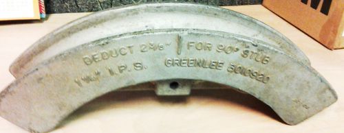 Greenlee 1-1/4&#034; ips pipe bender shoe 5010920 19020 for sale