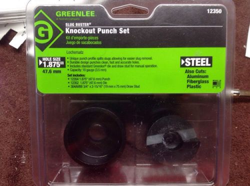 Greenlee Slug Buster 1 7/8 Knockout Punch Set 47.6mm #12350