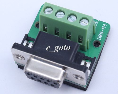DB9-M4 Teeth Type Connector DB9 4Pin Female Adapter Terminal Module RS232 to Ter