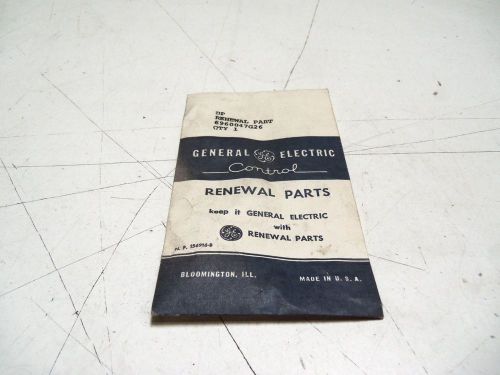 GENERAL ELECTRIC 6960047G26 STARTER CONTACT KIT *NEW IN BOX*