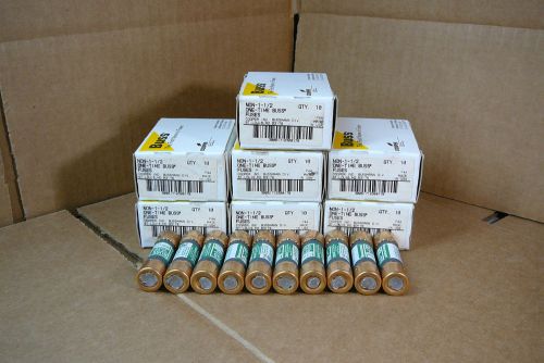 NON-1-1/2 (Box of 10) Bussman Buss Cooper New In Box 1.5A Fuses NON112 N0N-1-1/2