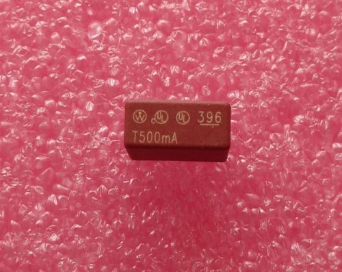 25 pcs  subminiature fuses T500mA, (500 mA, 0.5 A) , 125V slow blow 2-pin.
