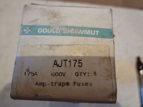 (1) gould shawmut ajt175 amp-trap 175 amp fuse for sale