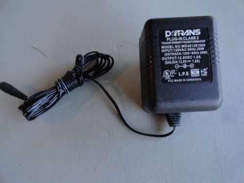 Gateway potrans power supply adapter ac dc wd481201000 12v 1a barrel plug tip for sale