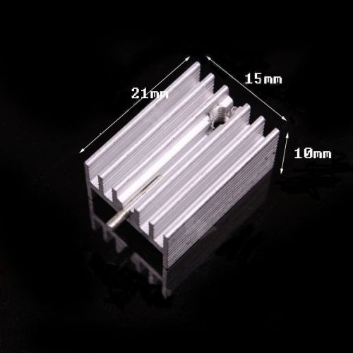 50pcs h1 aluminum 21x15x10mm ic heat sink  with pin to-220 mosfet transistors for sale