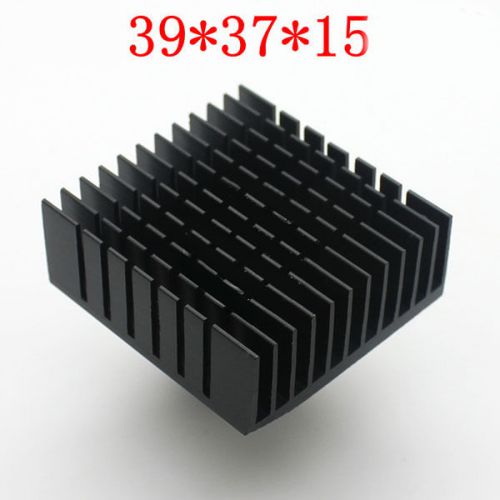 5pcs black high quality aluminum super heat conduction 39*37*15mm heat sink new for sale