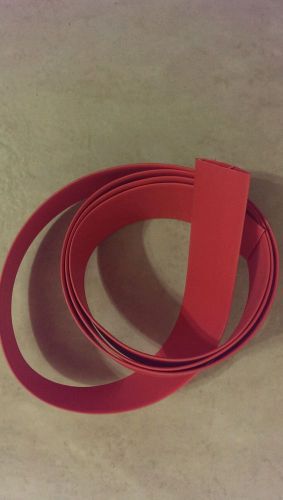 58&#034;length red thin wall heat shrink tubing 1&#034;exp  shrink ratio 2:1 for sale