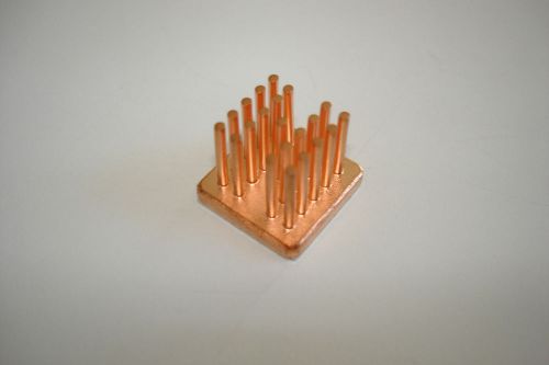 Heatsink,bga,19x19mm round pin copper adhesive backed new for sale